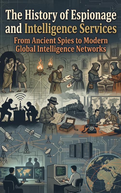 Omslag van The History of Espionage and Intelligence Services