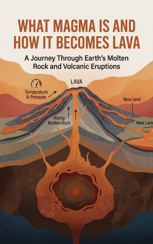 Omslag van What Magma Is and How It Becomes Lava