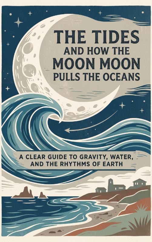 Omslag van The Tides and How the Moon Pulls the Oceans