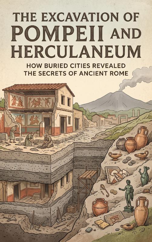 Omslag van The Excavation of Pompeii and Herculaneum