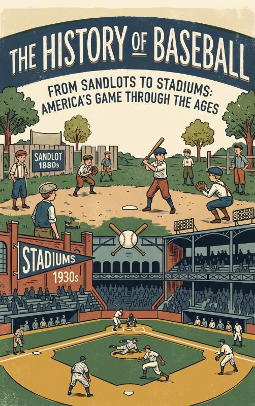 Omslag van The History of Baseball