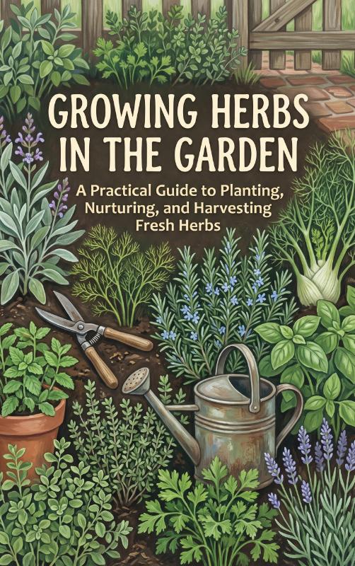 Omslag van Growing Herbs in the Garden