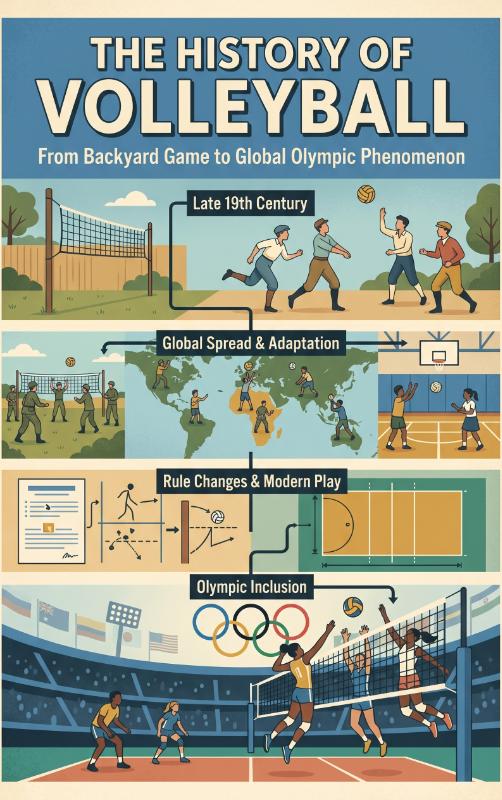 Omslag van The History of Volleyball