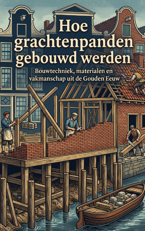 Omslag van Hoe grachtenpanden gebouwd werden