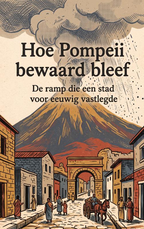 Omslag van Hoe Pompeii bewaard bleef