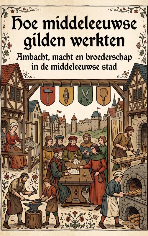 Omslag van Hoe middeleeuwse gilden werkten