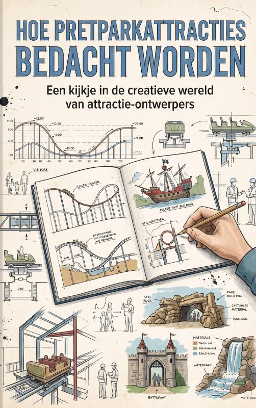 Omslag van Hoe pretparkattracties bedacht worden