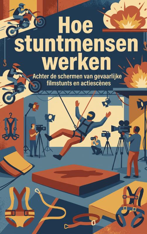 Omslag van Hoe stuntmensen werken