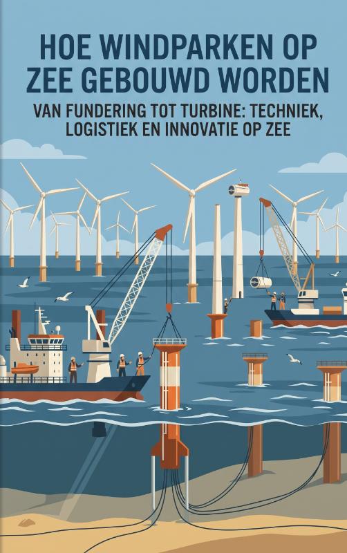 Omslag van Hoe windparken op zee gebouwd worden