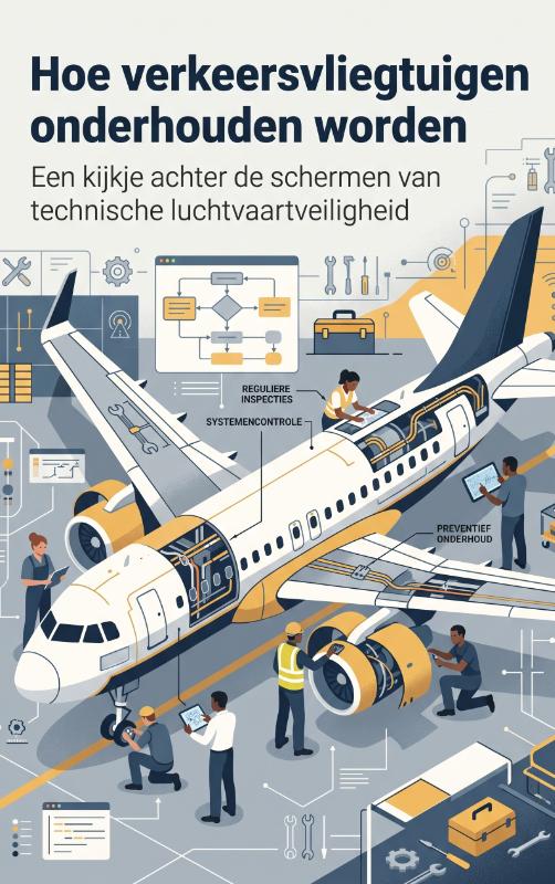 Omslag van Hoe verkeersvliegtuigen onderhouden worden