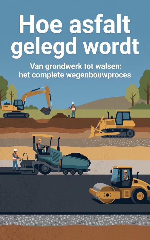 Omslag van Hoe asfalt gelegd wordt