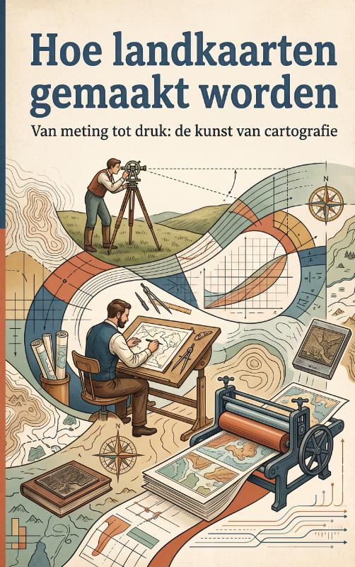 Omslag van Hoe landkaarten gemaakt worden