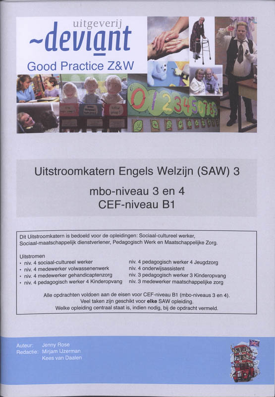 Omslag van Uitstroomkatern Engels Welzijn (SAW)3