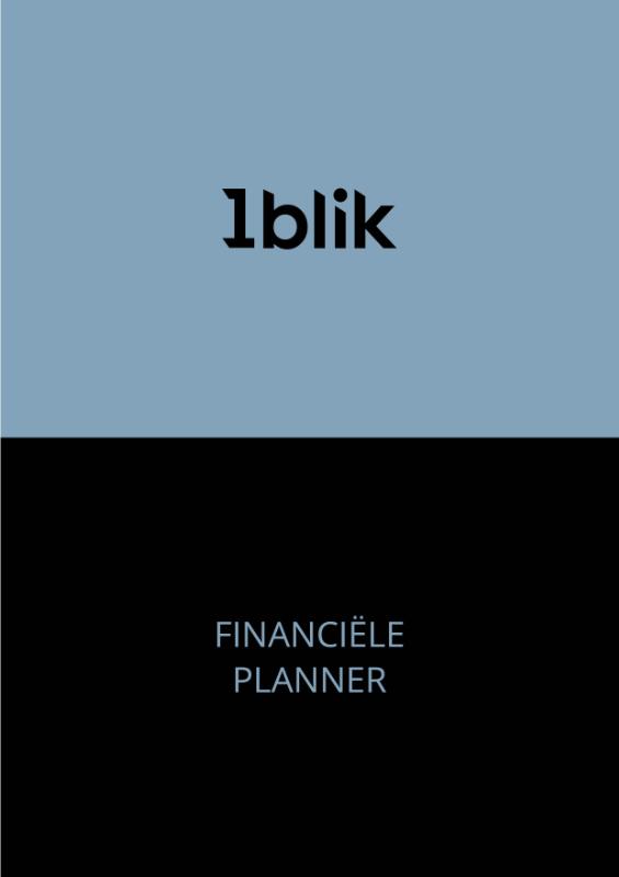 Omslag van 1blik Financiële planner