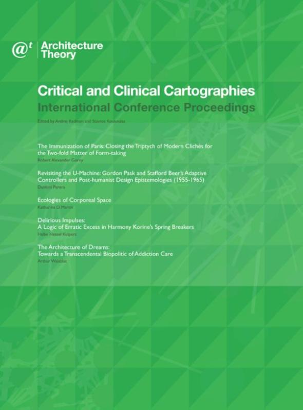 Omslag van Critical and clinical cartographies