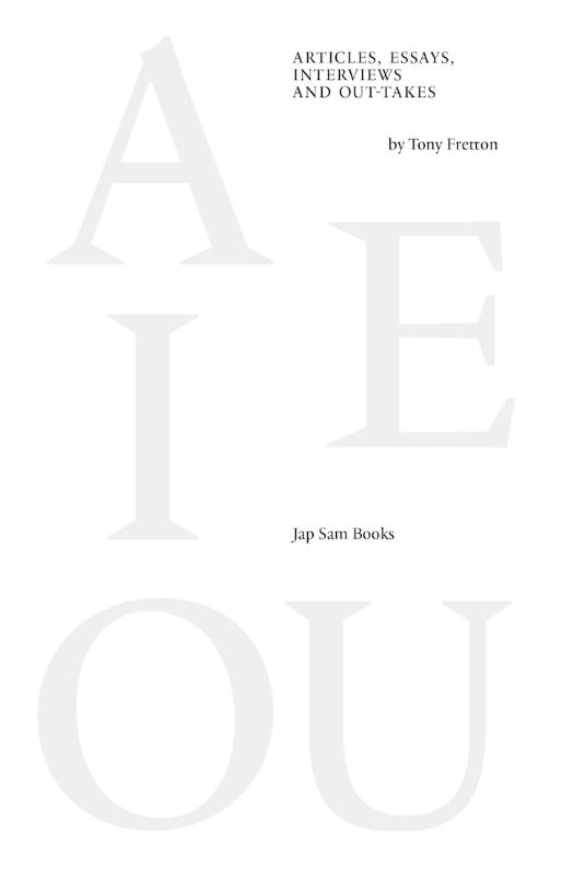 Omslag van Articles, essays, interviews and outtakes