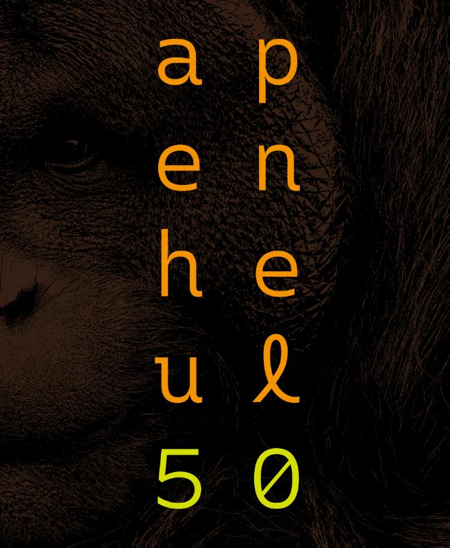 Omslag van Apenheul 50 jaar