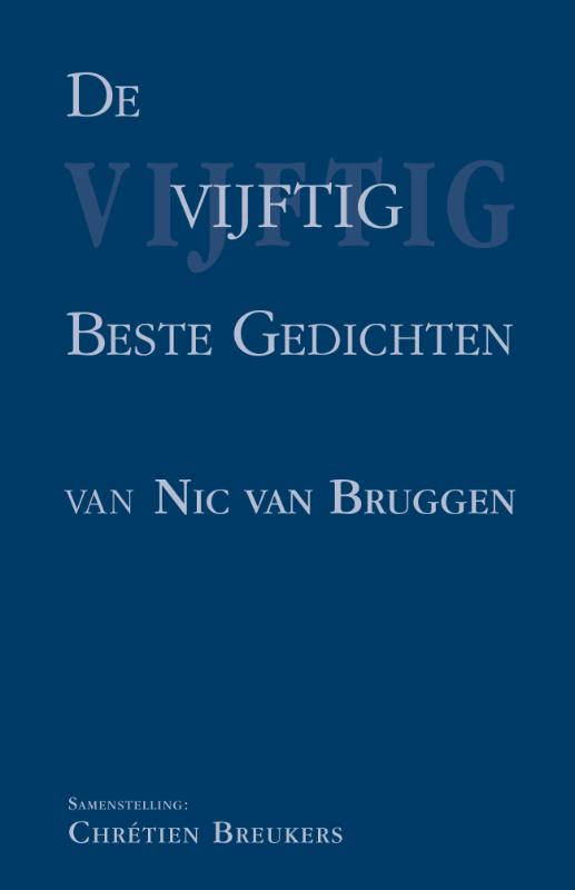 Omslag van De vijftig beste gedichten van Nic. Van Bruggen