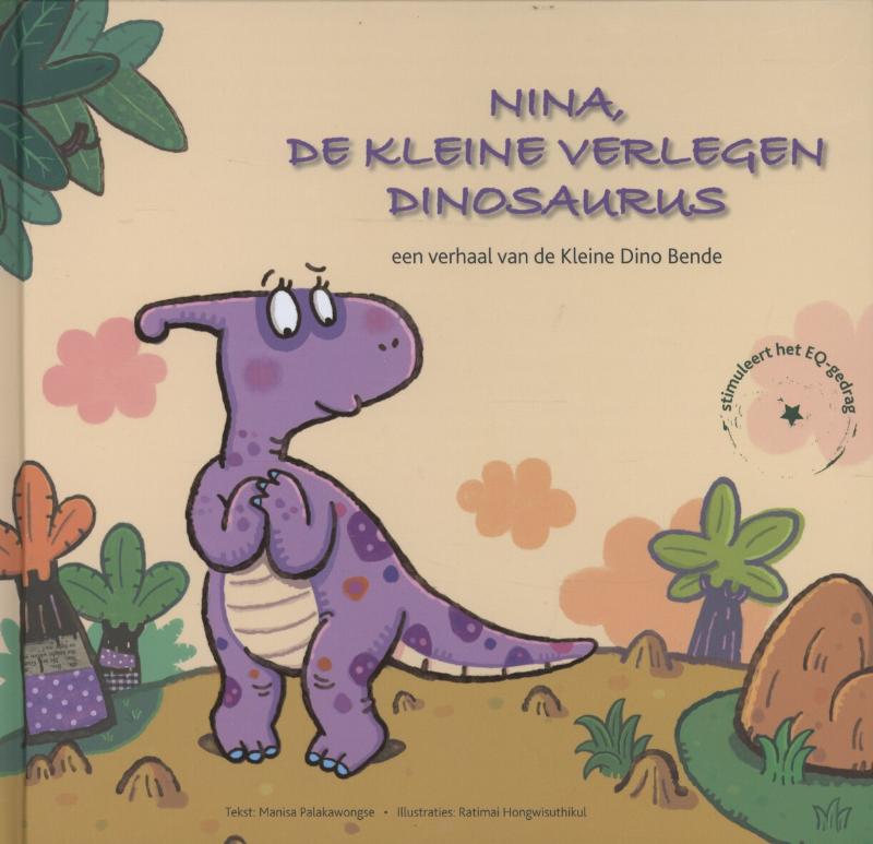 Omslag van Nina de kleine verlegen dinosaurus