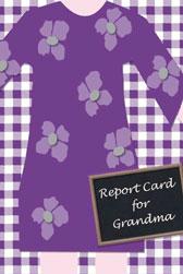 Omslag van Report card for grandma