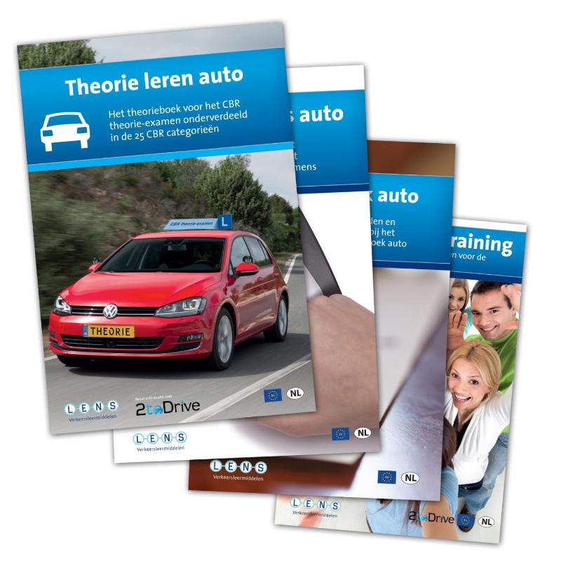 Omslag van Theorie leren auto Theorie-examens auto