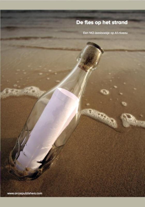 Omslag van De fles op het strand