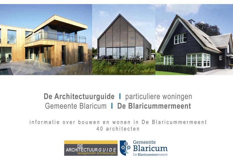 Omslag van De Architectuurguide, particuliere woningen, Gemeente Blaricum, De Blaricummermeent