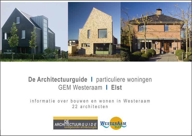 Omslag van De Architectuurguide, particuliere woningen, GEM Westeraam, Elst
