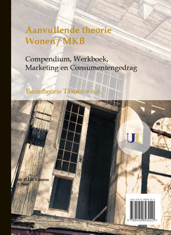 Omslag van Aanvullende theorie Wonen/MKB