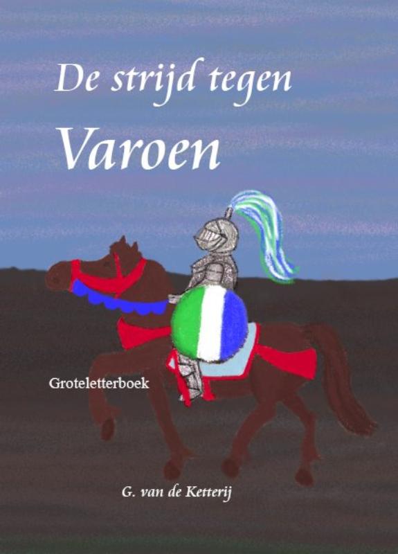 Omslag van De strijd tegen Varoen - groteletterboek