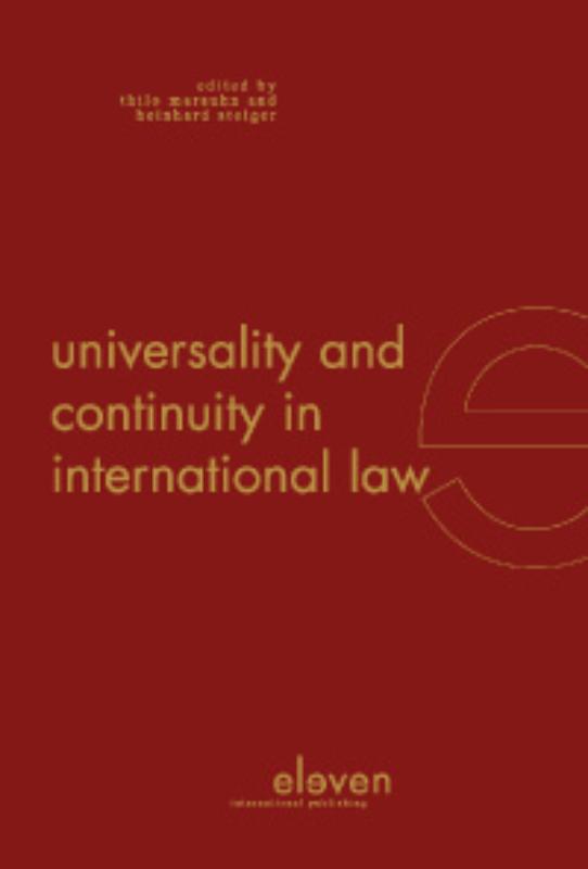 Omslag van Universality and Continuity in International Law
