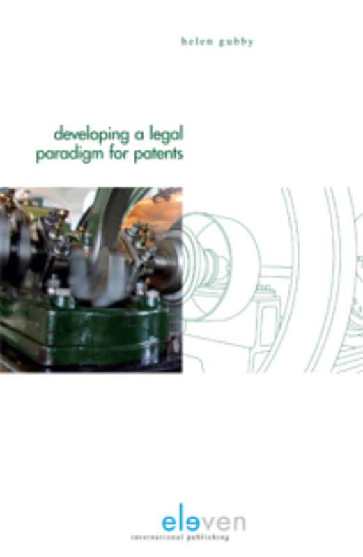 Omslag van Developing a legal paradigm for patents
