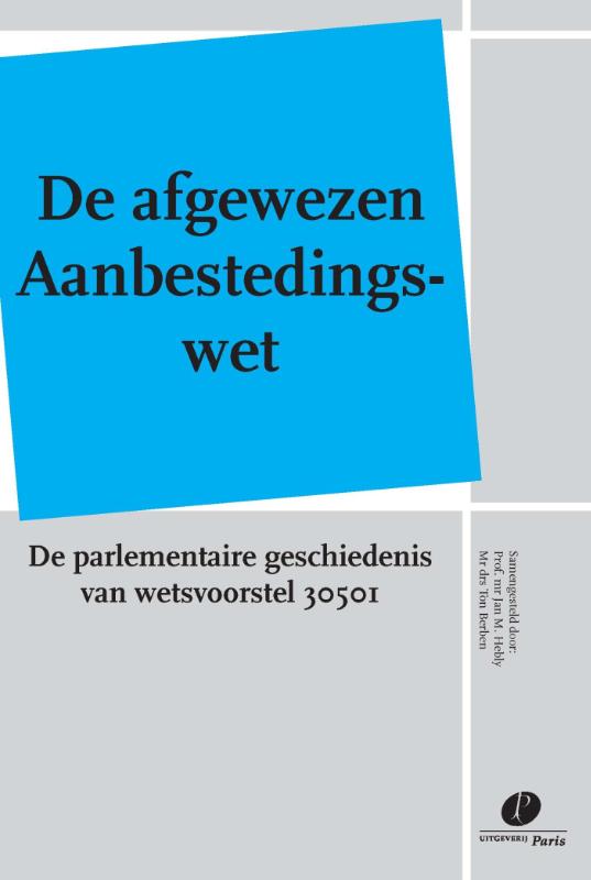 Omslag van De afgewezen Aanbestedingswet