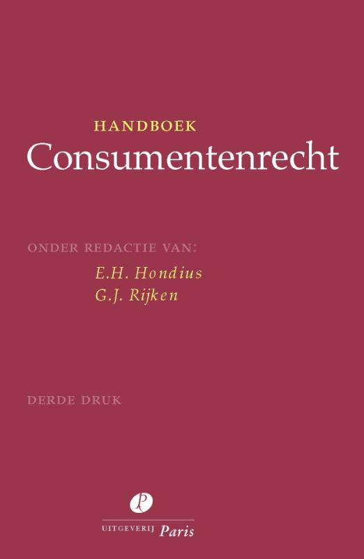 Omslag van Handboek consumentenrecht