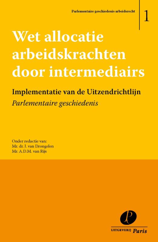 Omslag van Wet allocatie arbeidskrachten door intermediairs