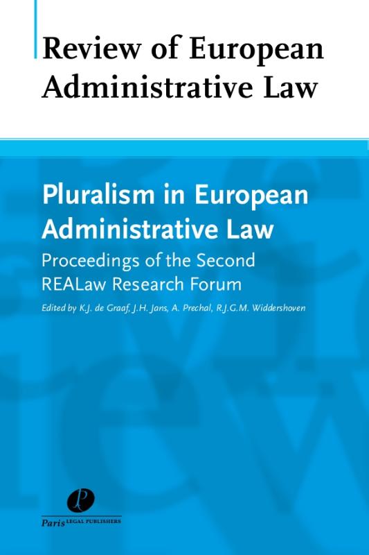 Omslag van Pluralism in European administrative law