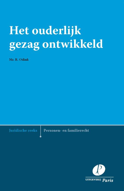 Omslag van Het ouderlijk gezag ontwikkeld