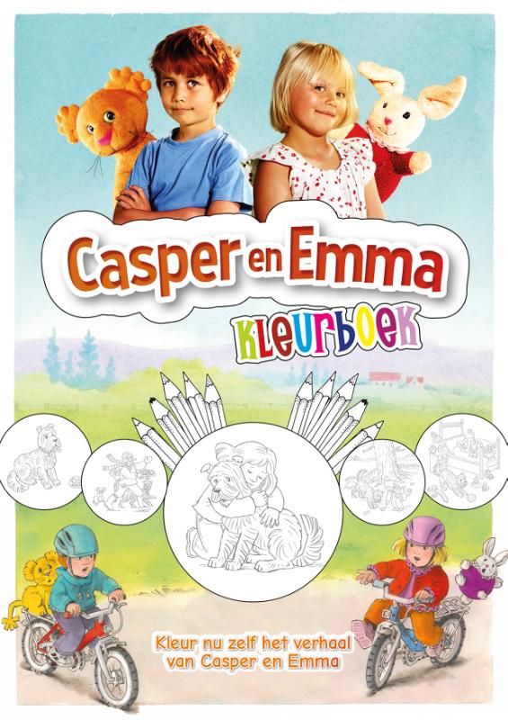 Omslag van Casper en Emma kleurboek