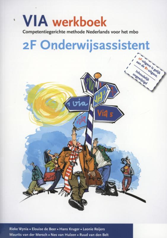Omslag van VIA 2F Onderwijsassistent werkboek