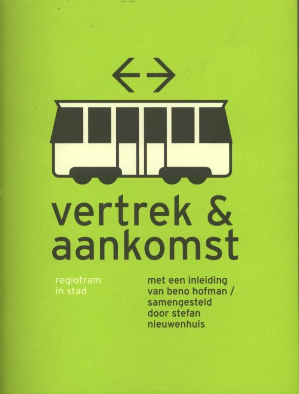Omslag van vertrek en aankomst