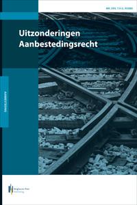 Omslag van Uitzonderingen aanbestedingsrecht