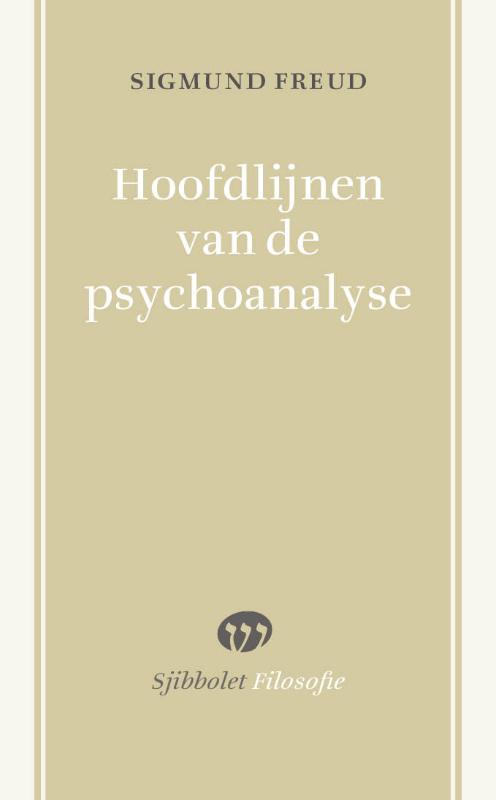 Omslag van Hoofdlijnen van de psychoanalyse