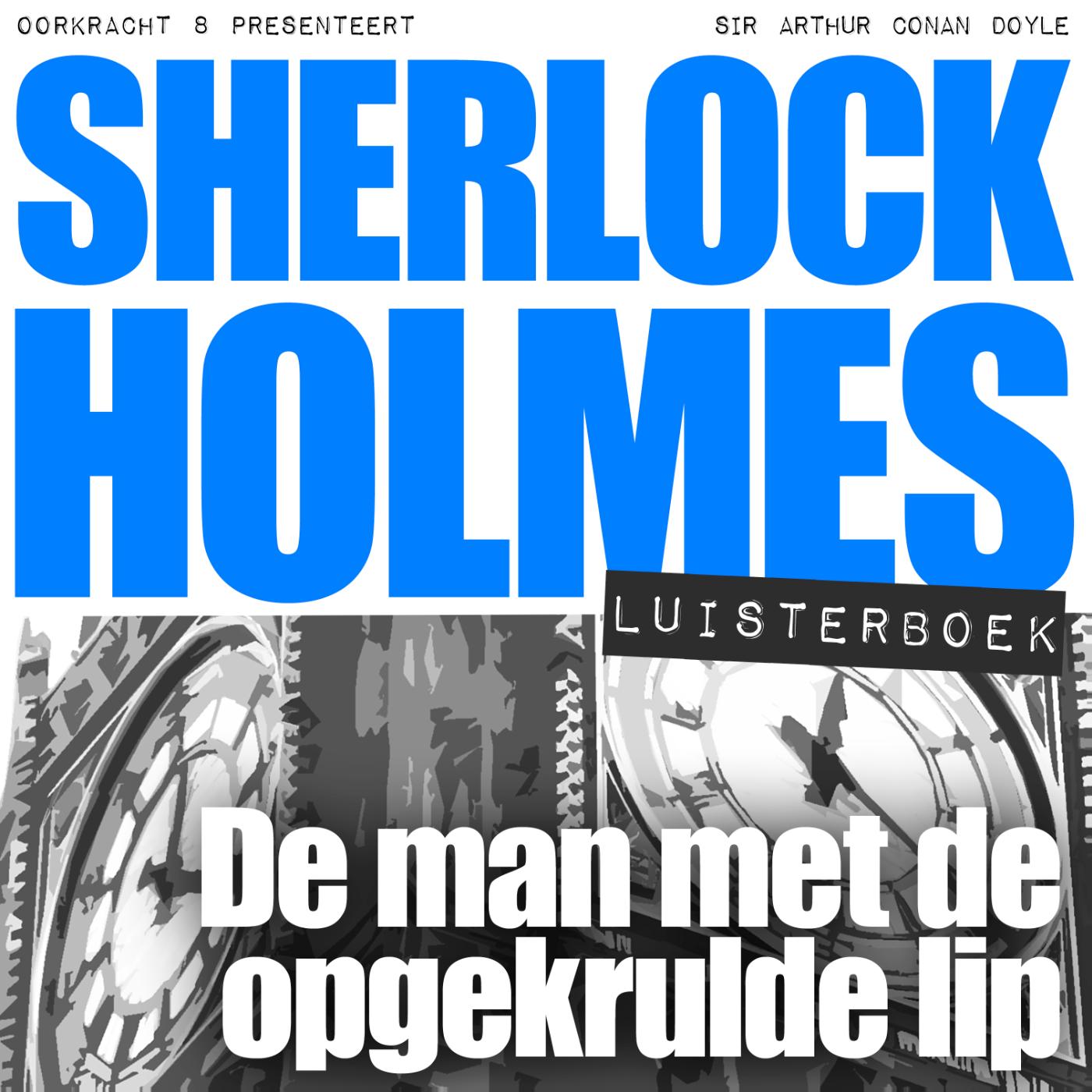 Omslag van De man met de opgekrulde lip