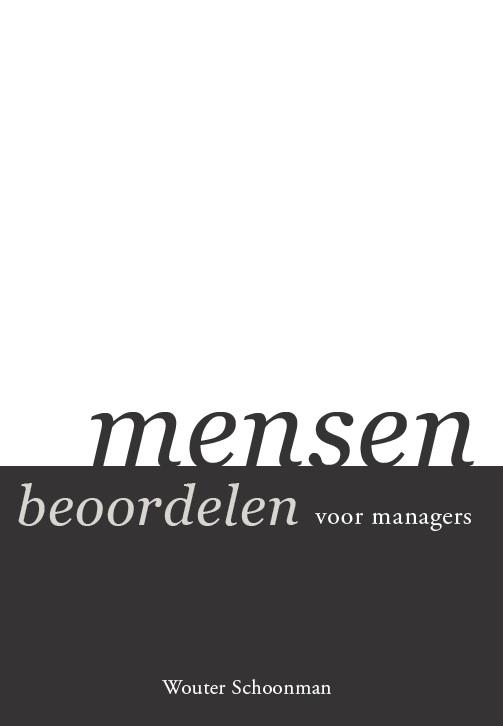 Omslag van Mensen beoordelen