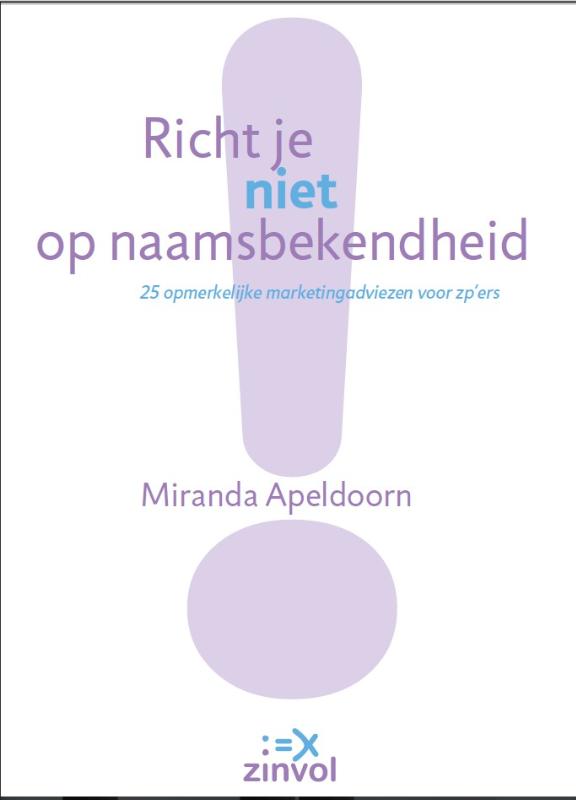 Omslag van Richt je niet op naamsbekendheid