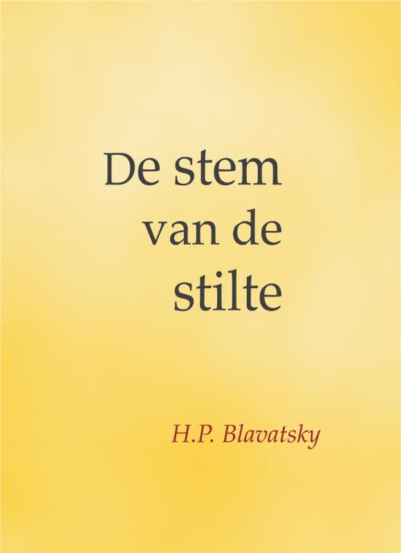 Omslag van De stem van de stilte
