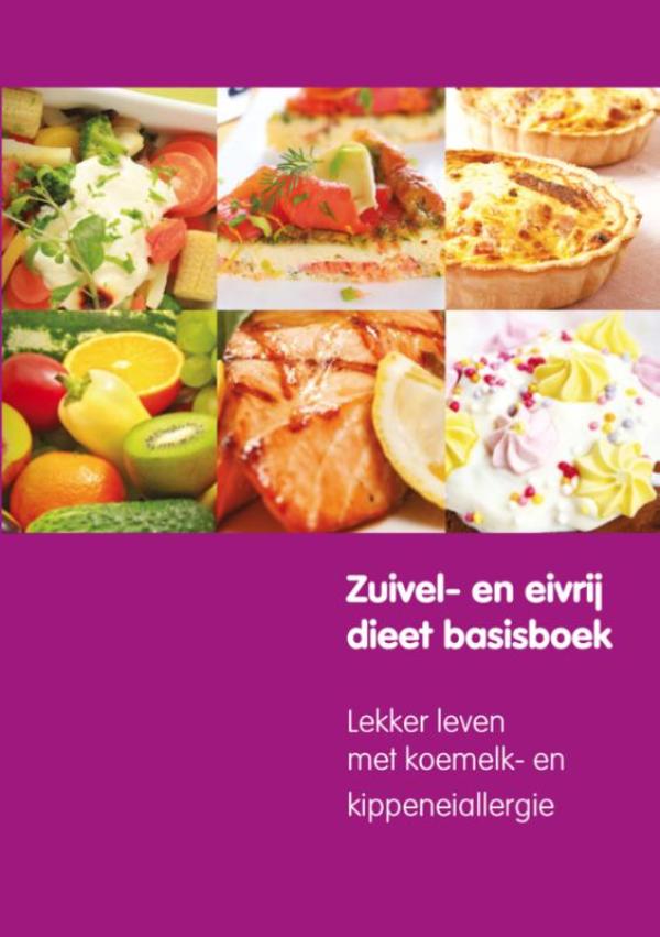 Omslag van Zuivel- en eivrij dieet basisboek