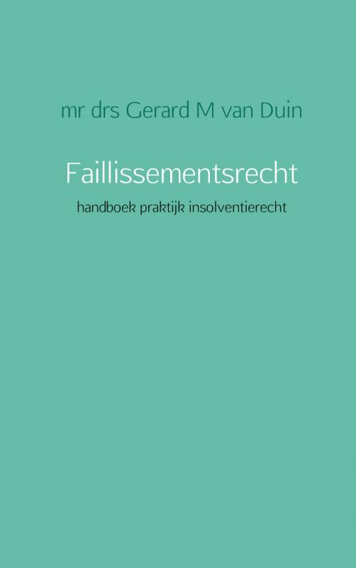 Omslag van Faillissement