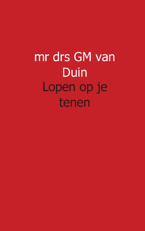 Omslag van Lopen op je tenen