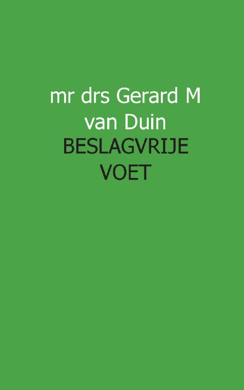 Omslag van Beslagvrije voet